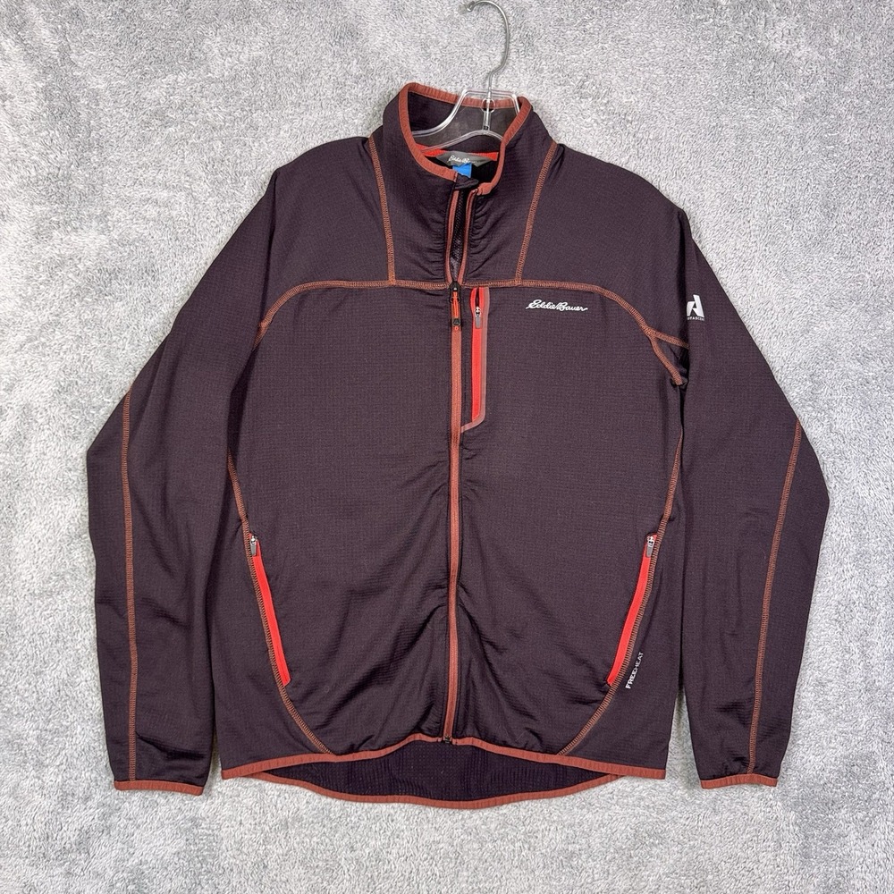Eddie Bauer Jacket Mens M‎ First Ascent FreeHeat Sandstone Tech Grid Fleece